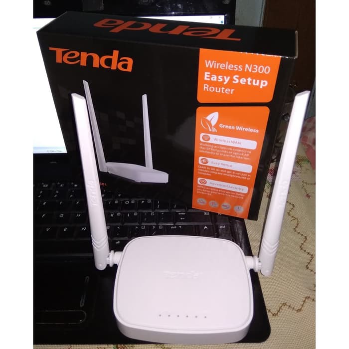 TENDA N301 ROUTER WIIRELESS 300Mbps 2 ANTENA