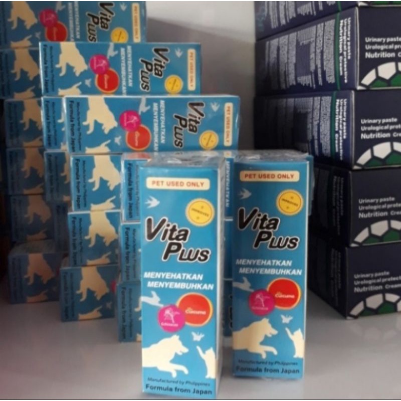 VITAPLUS 30ml PENAMBAH NAFSU MAKAN &amp; IMUN KUCING ANJING