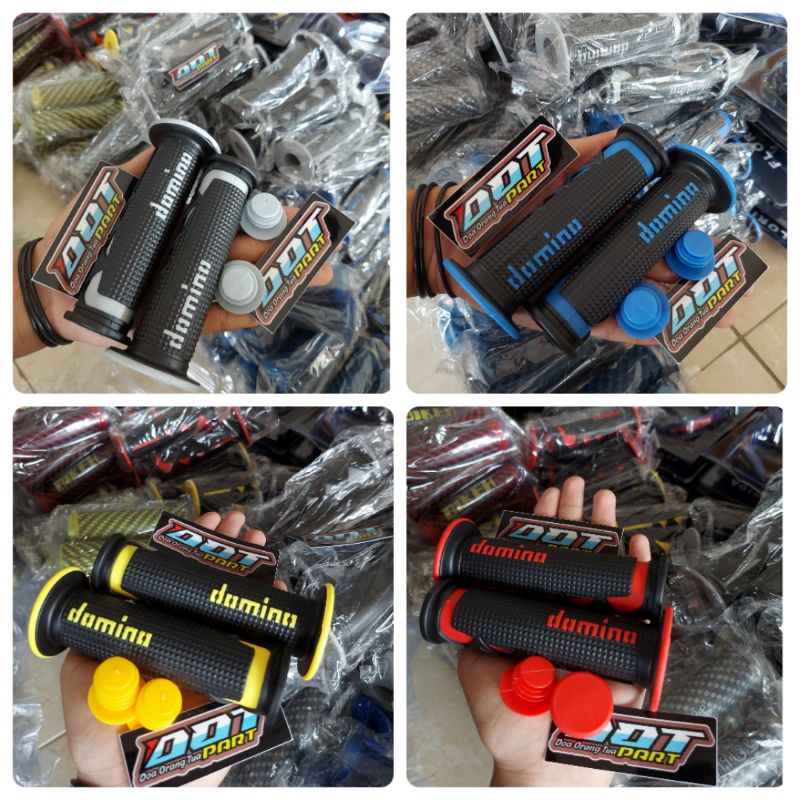 Grosir Ecer | HANDGRIP DOMINO UNIVERSAL | Abu Abu , Merah , Kuning, Biru