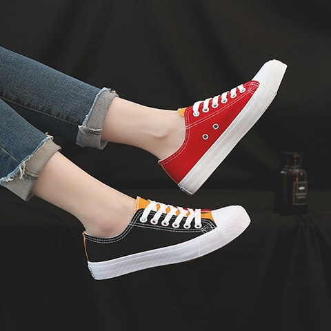 GISF Evelyn Sepatu Sneakers Import Fashion Wanita Korea 2021 - Real Pic