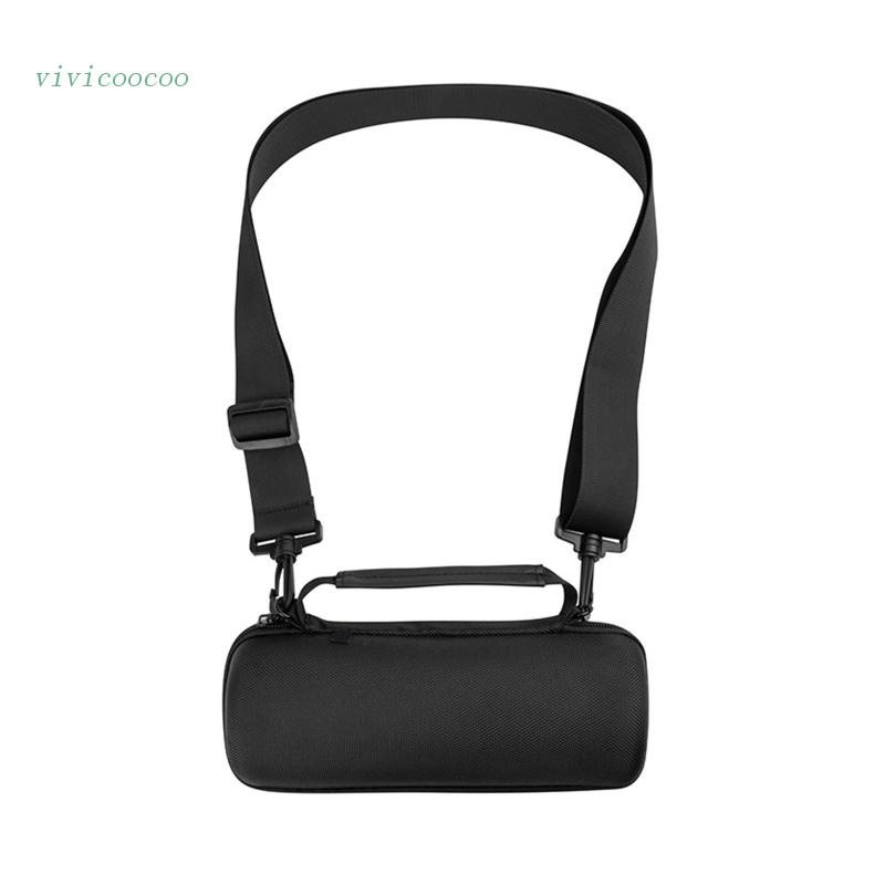 Tas Pelindung Speaker Bahan EVA Dengan Strap Adjustable Untuk Jbl Flip 4 / 5 / 6