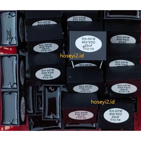 10pcs  450vdc 20uf 450v 20uf SH-SPW 450v20uf 450v DC 20uf