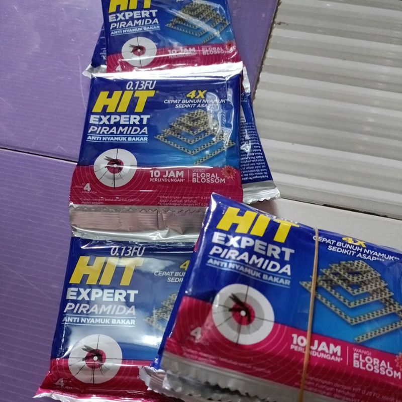 HIT PIRAMIDA EXPERT, ANTI NYAMUK. MANJUR. 6 BKS