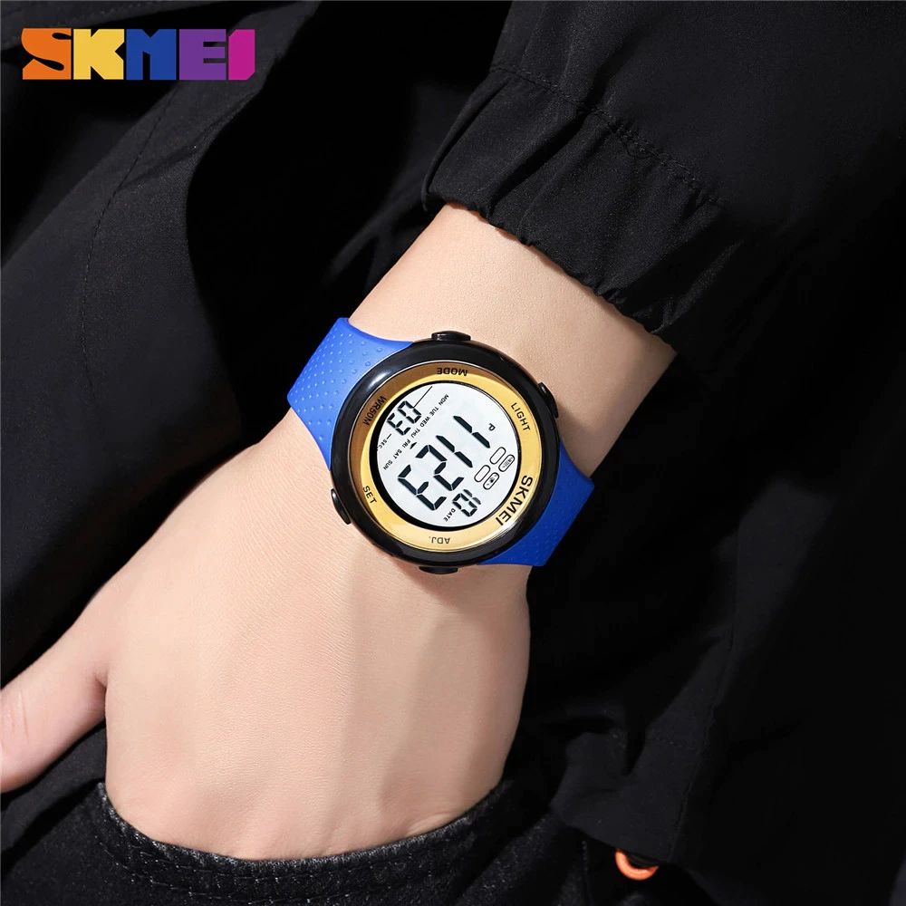 SKMEI 1856 Jam Tangan Pria Wanita Digital Sport Dual Time Watch Anti Air 5 Bar WATCHKITE WKOS