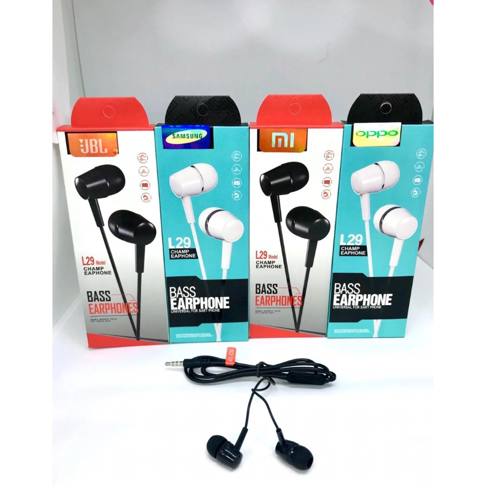 EARPHONES  VIBOX OPPO L29 CHAMP EARPHONE MEGA BASS UNIVERSAL