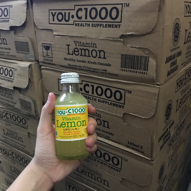 You c1000 lemon 1karton 140ml x 30botol KHUSUS GRAB GOSEND