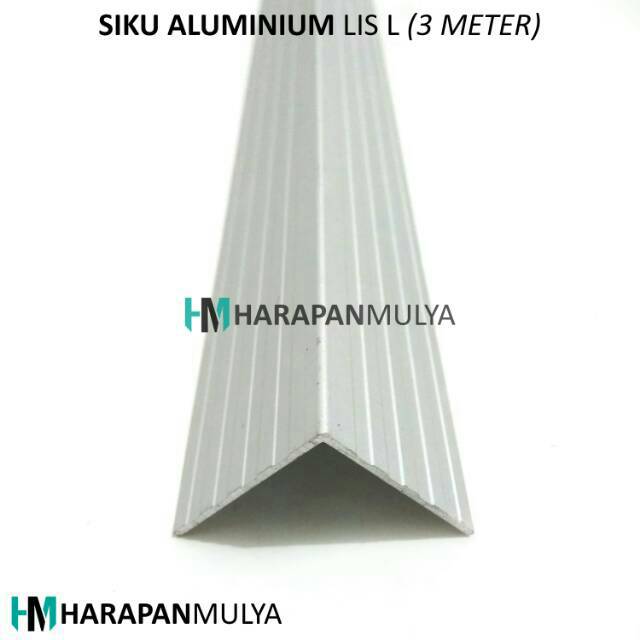 Siku Aluminium Lis L Alumunium Hardcase 3m 3 Meter Shopee Indonesia