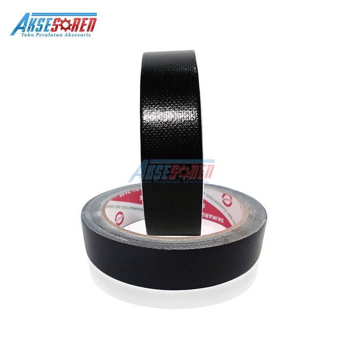 

LAKBAN HITAM DAIMARU [36 MM X 12 M/ 1 ROLL] / TAPE CLOTH ISOLASI SELOTIP SEDANG