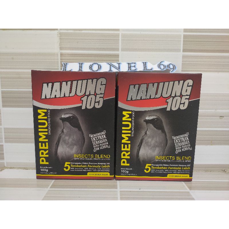 Nanjung 105 Ebod Jaya Voer Serbuk Kasar Pakan Burung Juara Lomba Anis