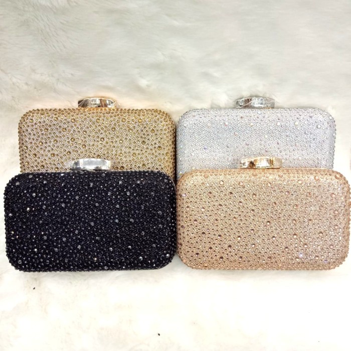 ROSSINI-Tas Pesta Wanita/Clutch Wanita/hand bag 3407 - Silver