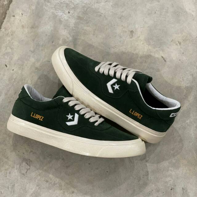 CONVERSE LOUIE LOPEZ GREEN ARMY ORIGINAL PREMIUM ( GRATIS KAOS KAKI )