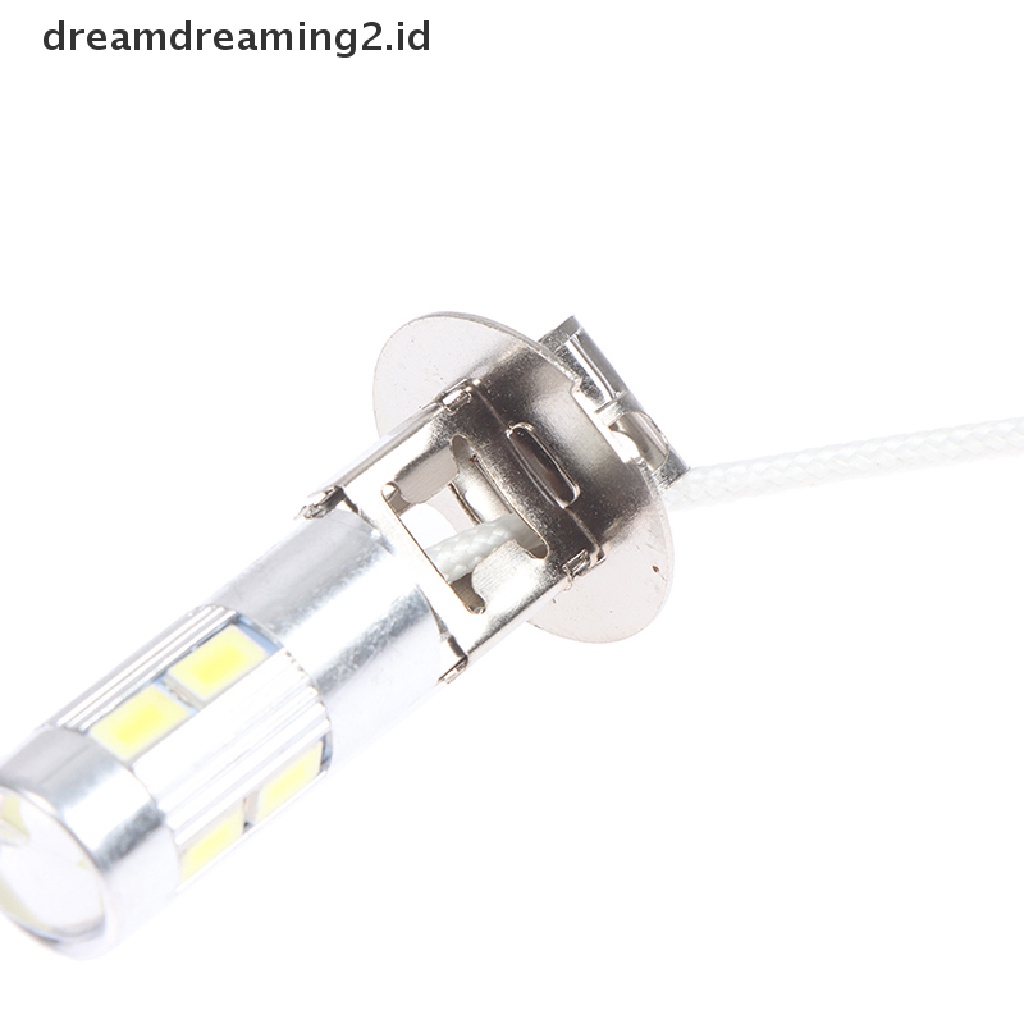 (LIKE) 2 Pcs Lampu Utama Kendaraan Tipe LED H1 H3 12V 5630 6000K DC Anti Kabut