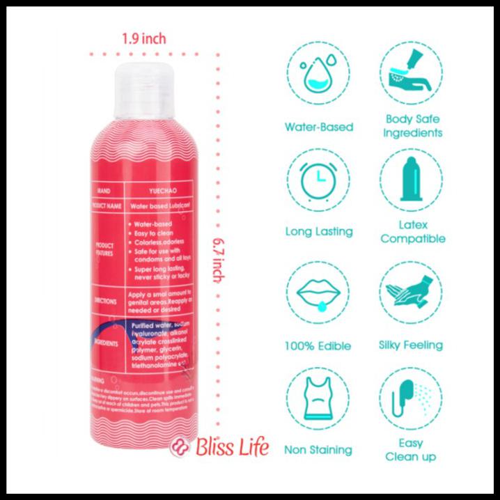 250Ml Lubricant-Pelumas Sex Toy Dengan Bahan Dasar Air-Lube Utk Wanita