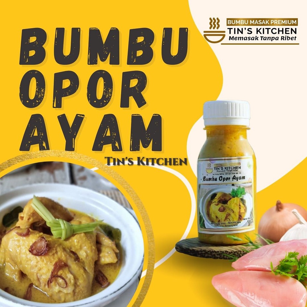 

Bumbu Instan Opor Ayam 90GR Tins Kitchen