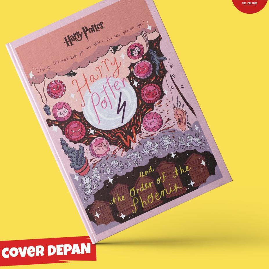 

(HOT SALE!) Notebook Harry Potter and the Order of the Phoenix Cover Series Hardcover A5 Buku Tulis Catatan Note