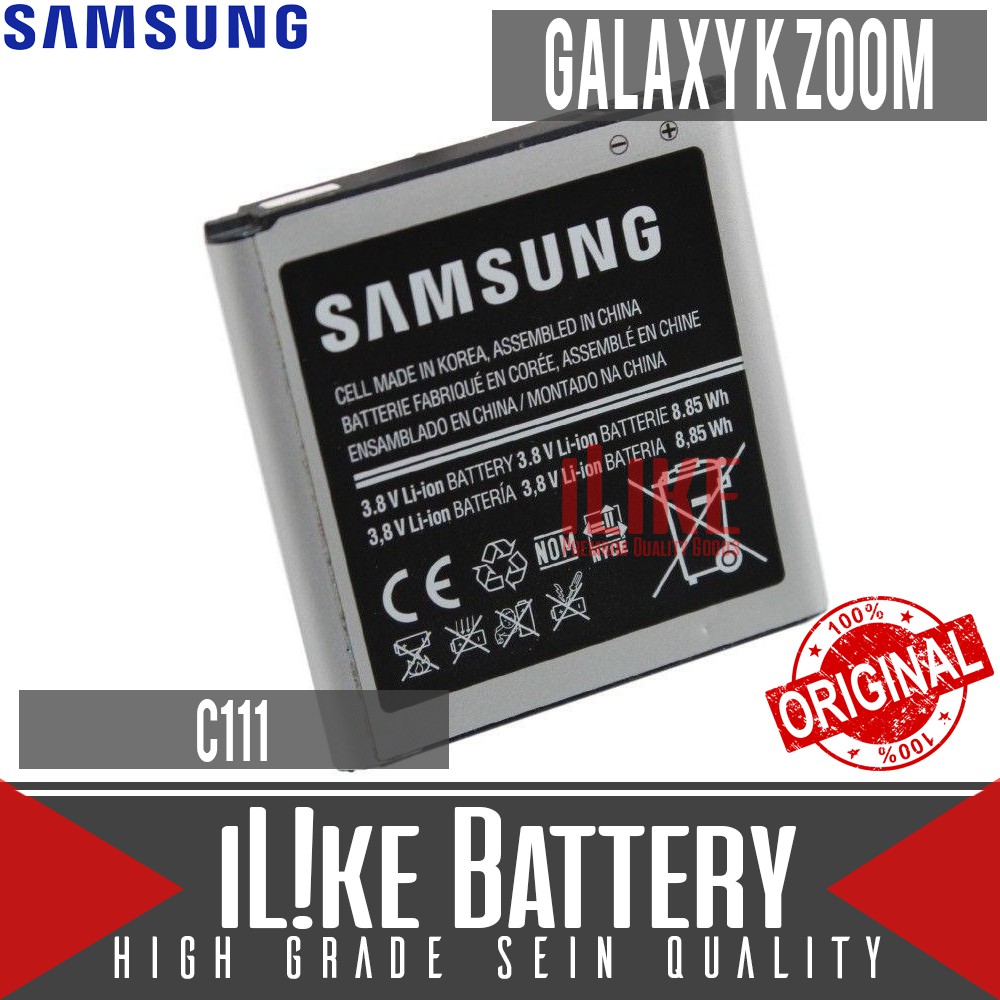 Baterai Original Samsung K Zoom / C111 Batere Batu hp Batre