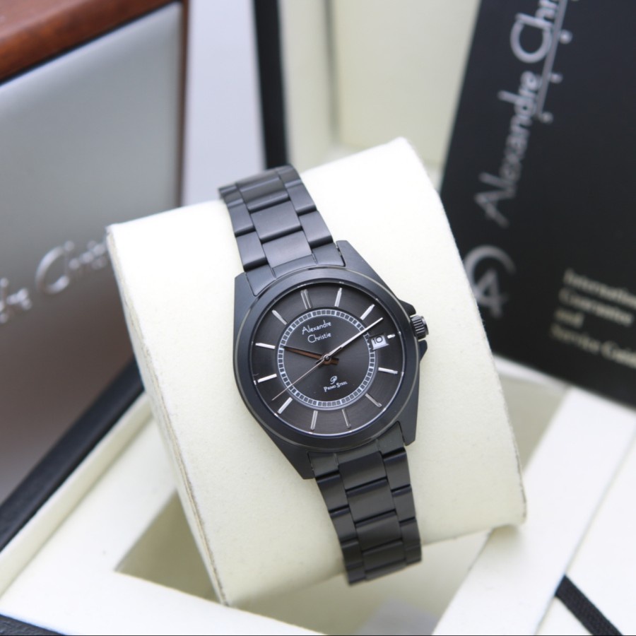 ALEXANDRE CHRISTIE AC 1033 FULL BLACK WANITA. ORIGINAL