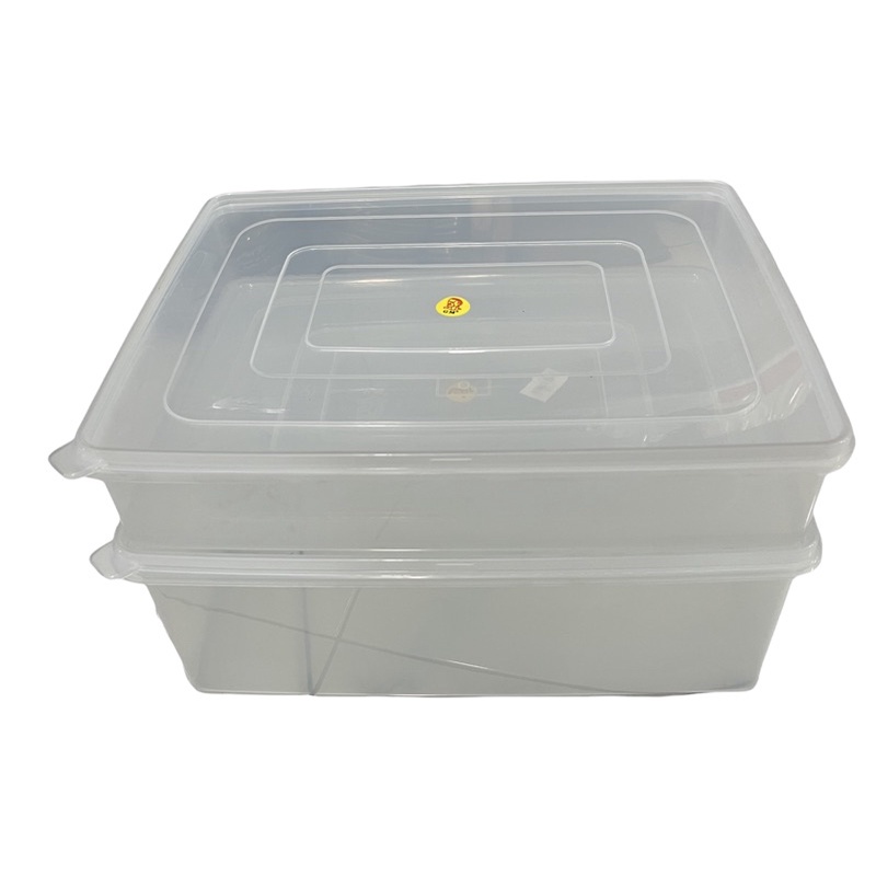 kotak kue donat GM/ kotak serbaguna/ kotak tembus pandang/ kotak plastik besar/ tempat durian/ wadah