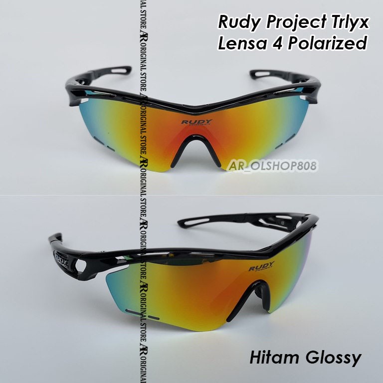 Kacamata Sepeda Kacamata Gowes Kacamata Sepeda MTB  Kacamata Roadbike MTB 4 Lensa Polarized UV 02