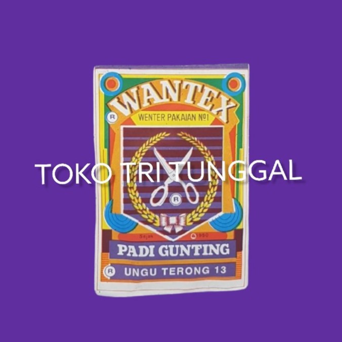 

WANTEX UNGU TERONG Wenter Padi Gunting Pewarna Textil Warna Warni Tie Dye Baju Sumbo Sumba Kain Cotton Satuan Ecer Jumputan Art Celup Wentek Wanter Serbuk Coloring Color Jumput Craft Crafting Kerajinan Jins Jeans Sepatu Jaket Sweater Bahan Seni Malang