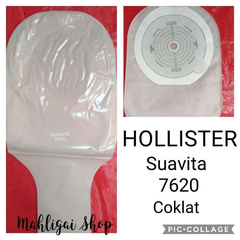 Colostomy Bag Kantong Kolostomi Dewasa Hollister Suavita 7620 Coklat