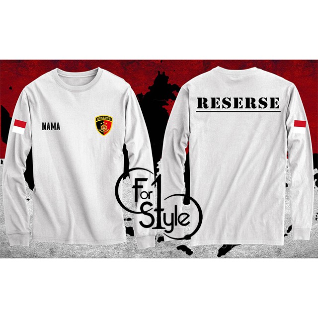 KAOS RESERSE  T-SHIRT RESERSE LENGAN PANJANG