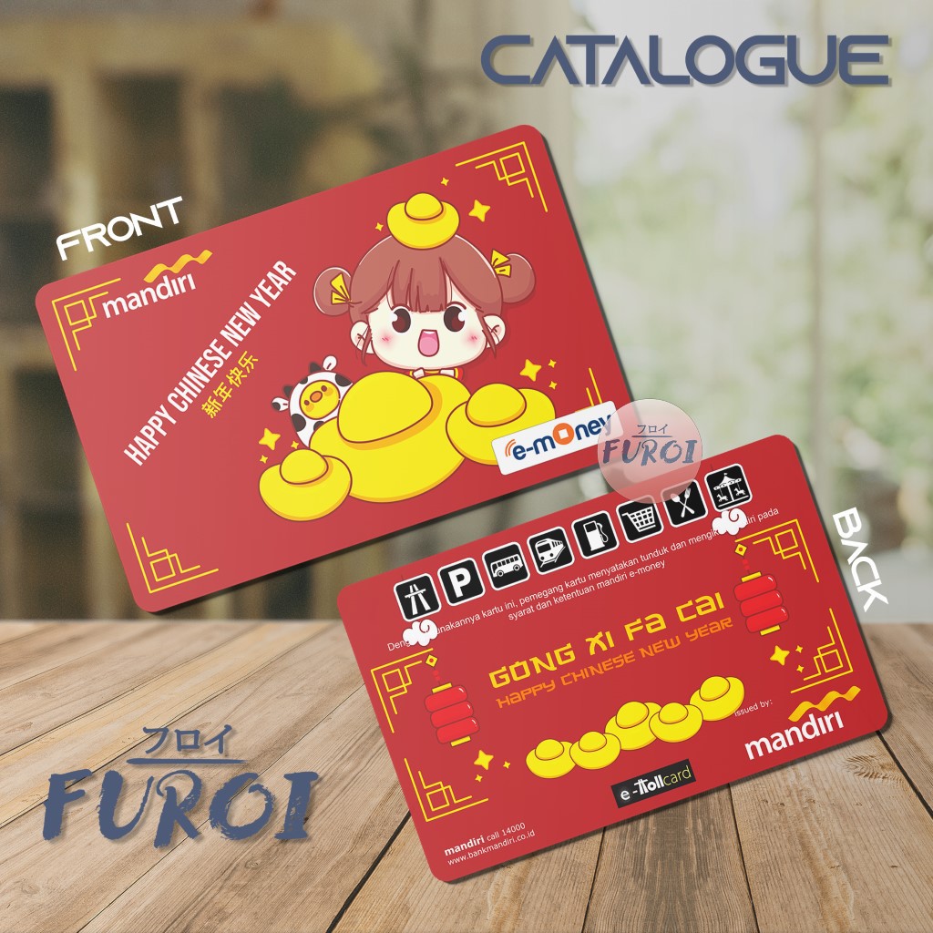 Custom Flazz BCA | Custom Emoney Mandiri | Chinese New Year Greetings