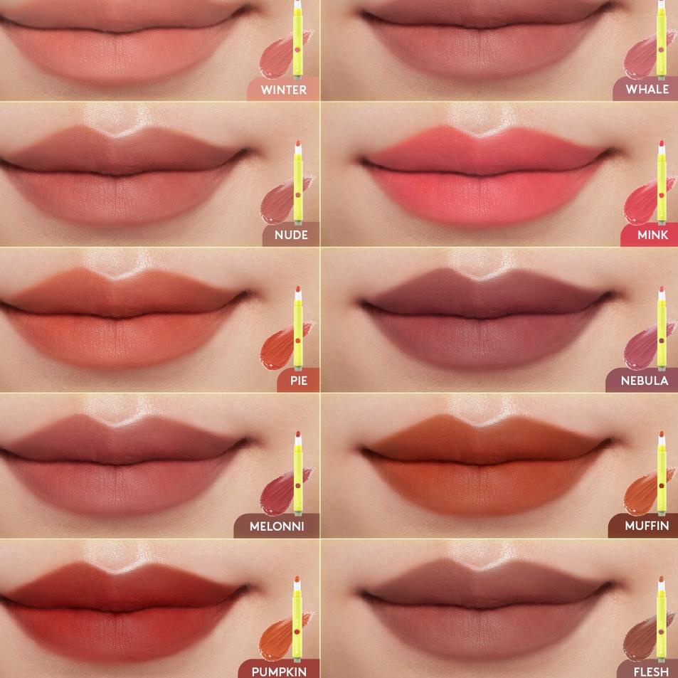 SOMETHINC Fabric Lasting Tint Lip Tint Lipstick X SABRINA Care Blurry Mousse Make Up Han So Hee