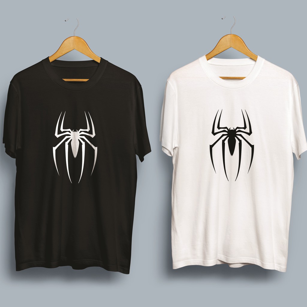 kaos spiderman S-M-L-XL-XXL katun combed 30's kaos superhero kaos marvel kaos unik kaos distro