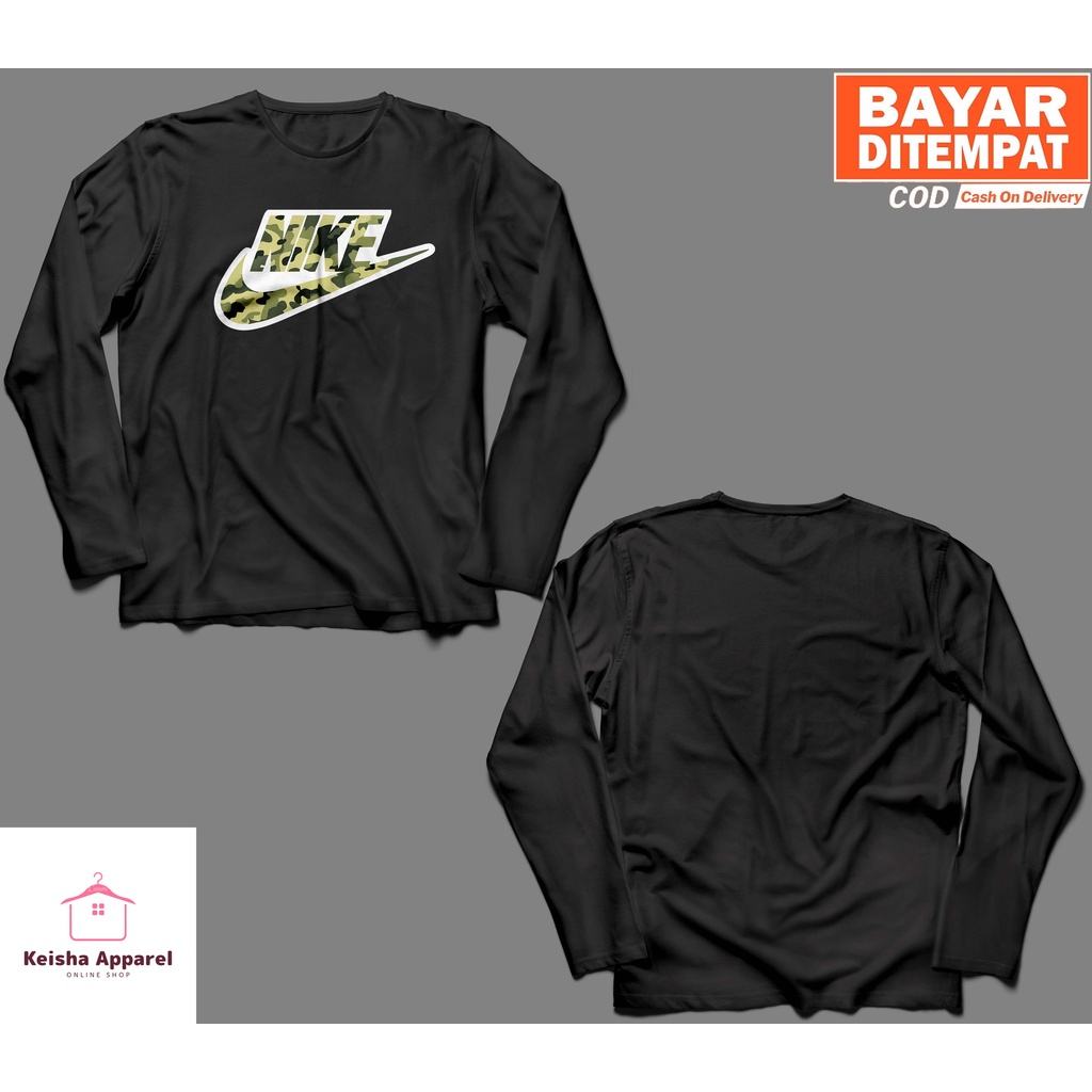 KAOS BAJU LENGAN PANJANG NIKE ARMY KAOS DISTRO PRIA WANITA