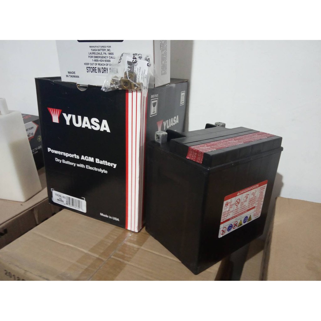 Aki Moge Yuasa MF YIX30L-BS 12V 30Ah 385CCA Made in USA