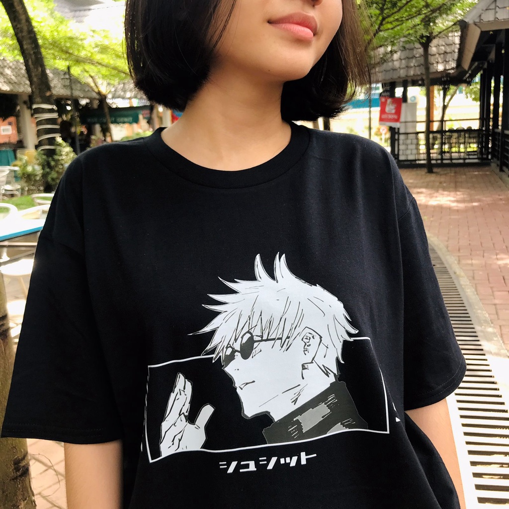 Tshirt Gojo Satoru Megane Anime Manga Jujutsu Kaisen Unisex