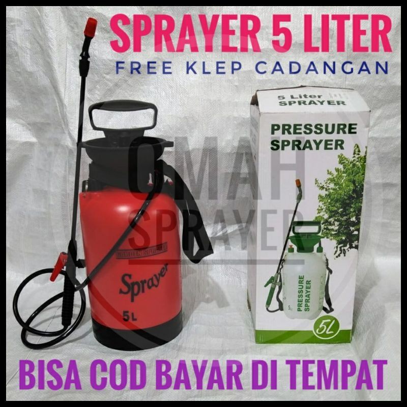 Sprayer 5 Liter Free Klep Cadangan