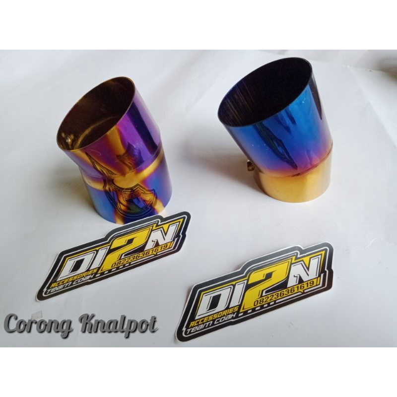 CORONG KNALPOT TUTUP KNALPOT BEAT VARIO MIO SCOOPY MIO J DLL