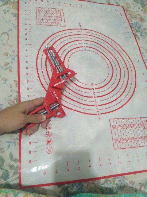 Silicone Mat Alas Adonan Pizza Martabak 40 X 60 Cm