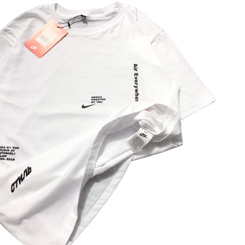 Wahyu - T-Shirt NK X HP – White Edition Trendy Casual Unisex Good Brand Quality Stylish