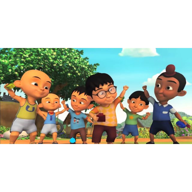 Upin Ipin Poster Full Warna A3+ HD Murah &amp; Bagus