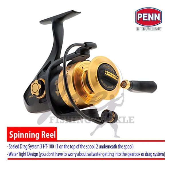 Penn Reel Spinning Spinfisher SSV 4500 - Black Gold
