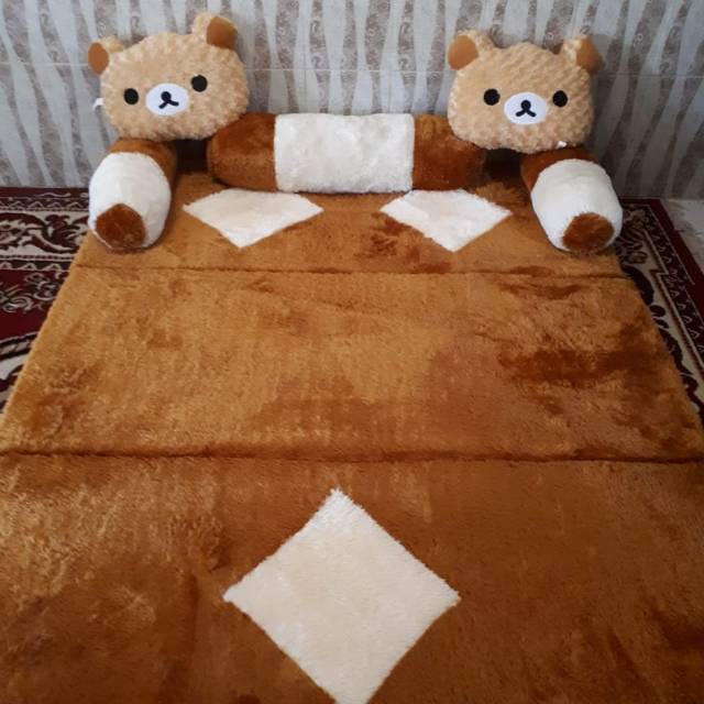 SOFA BED BULU RASFUR KURSI TAMU MINIMALIS  SOFABED KARAKTER BONUS BONEKS CANTIK
