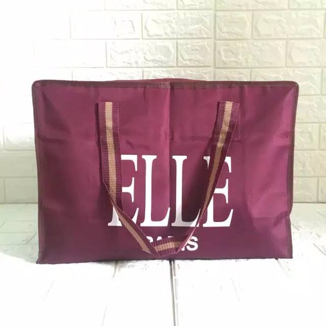 TAS BELANJA KECIL LEBAR TALI PENDEK UKURAN 38x25x 17