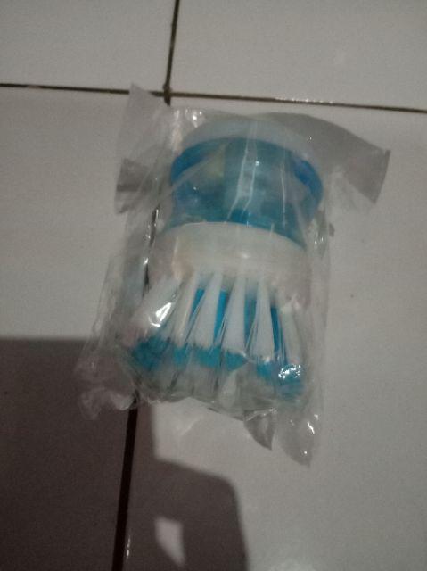 Alat Sikat Panci Inovatif Dispenser Sabun Cair Brush Soap Dapur Piring