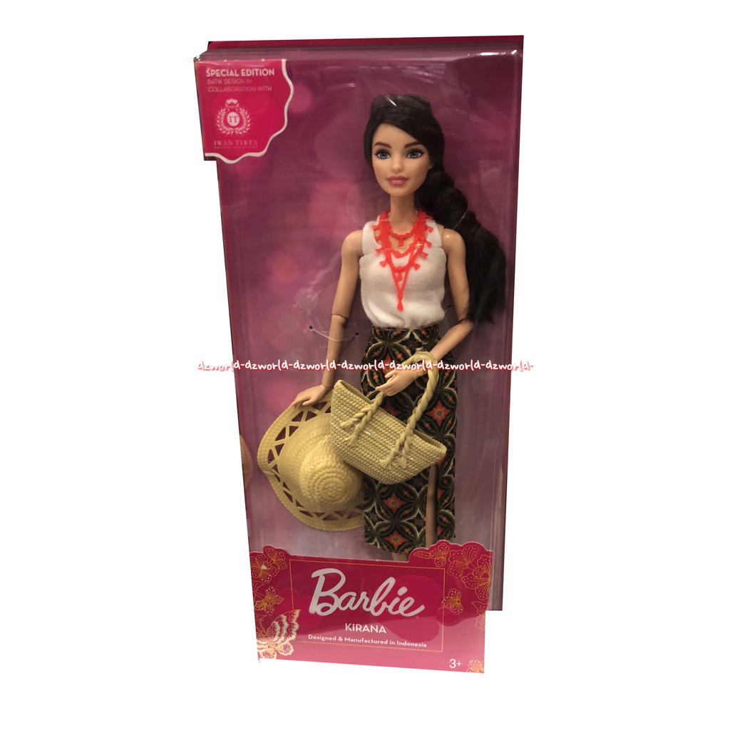 Barbie Kirana Batik Dress Boneka Berbie Baju Batik Designer Indonesia