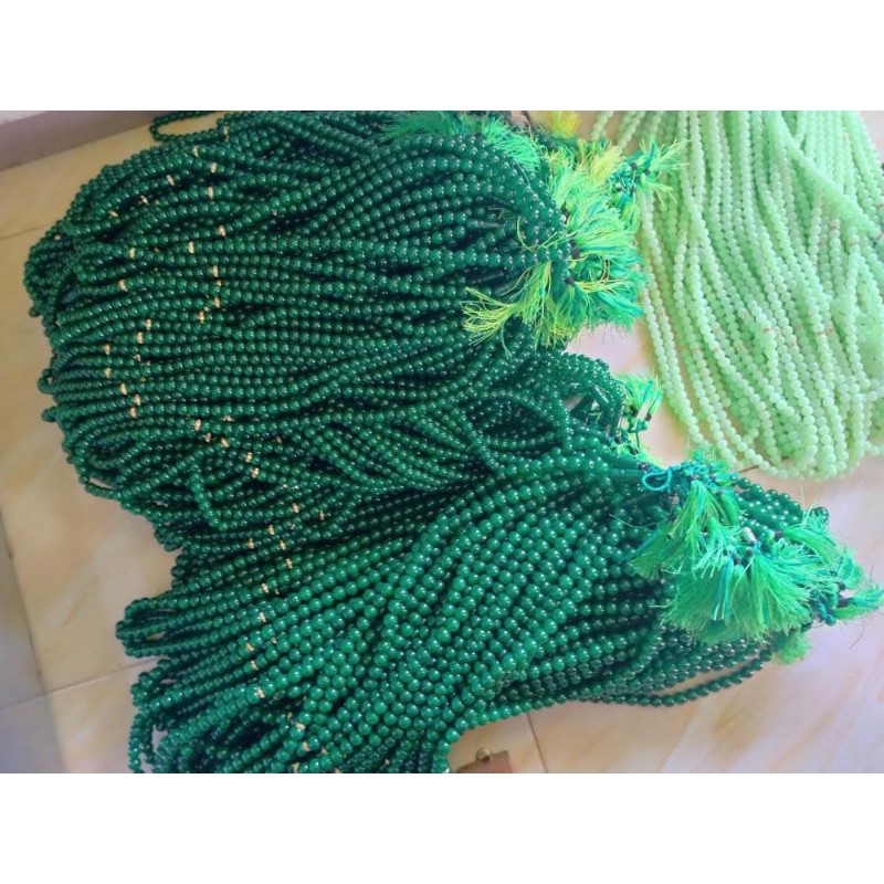 TASBIH BATU GIOK HIJAU