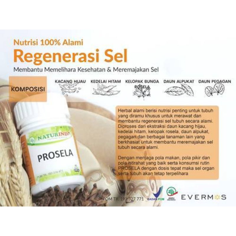 PROSELA 60 kaps Naturindo