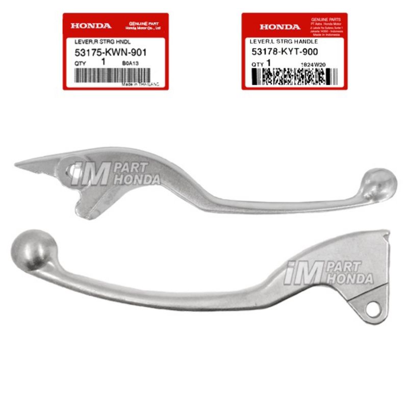 Handle Rem KANAN KIRI SEPASANG SCOOPY KARBU 2009-2012 SCOOPY FI 2013 2014 2015 2016 ORIGINAL 53175 K