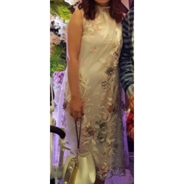 Dress Pesta - Party Dress - Long Lace white dress