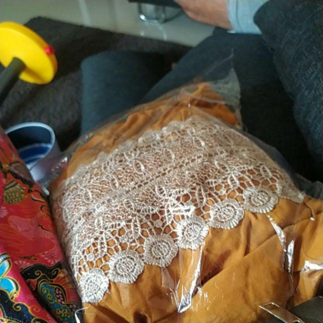 S-m-l-xl-xxl-3l-4l-5l Batik Tunik Wanita Unggul Jaya Asj Sa Hrb026 Kenongo Pekalongan Sogan Tulis