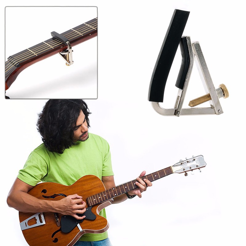 Capo Gitar jepit Solid Metal / Guitar Quick Change Capo / Bolt