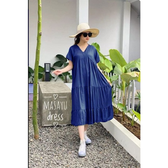 MASAYU DRESS POLOS RAYON VIRAL BEST SELLER DASTER BALI TERLARIS