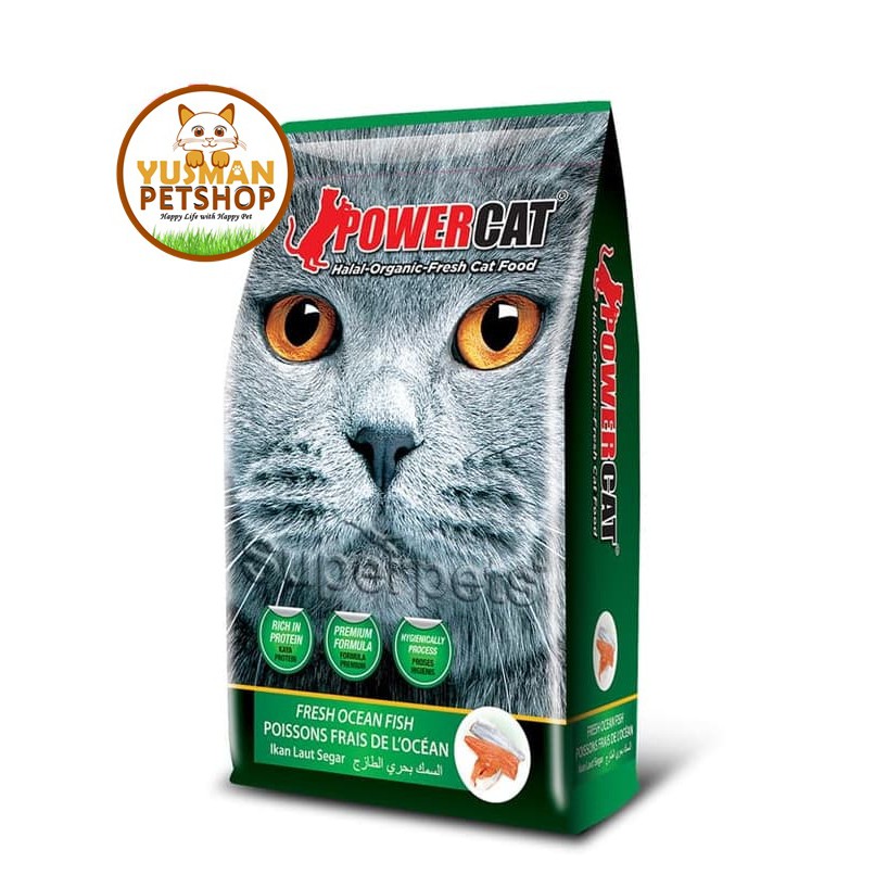Power Cat Ocean Fish 8 kg - Makanan Kucing